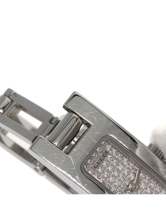 Gucci Square Face Dial Diamond Watch SS main image 15